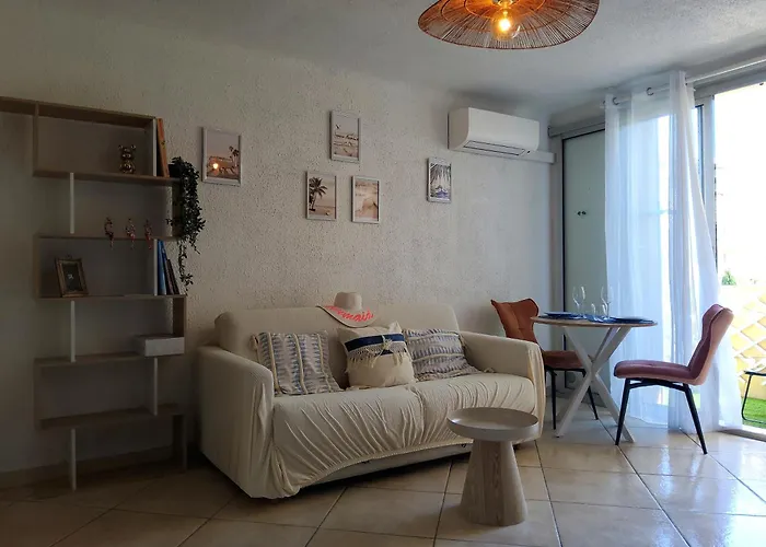 Apartment 30m2 - Clim - Wifi - 100m Des Plages